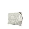 Dior pouch in white and grey canvas - 00pp thumbnail