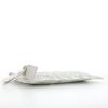 Bolsito de mano Dior en lona blanca y gris - Detail D4 thumbnail