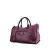 Balenciaga Classic City shopping bag in purple leather - 00pp thumbnail