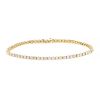 Bracelet ligne en or jaune 14 carats et diamants (4.70 carat) - 00pp thumbnail
