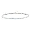 Bracelet in 14k white gold and diamonds (about 4,25 cts) - 00pp thumbnail