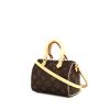 Louis Vuitton Nano Speedy shoulder bag in brown monogram canvas and natural leather - 00pp thumbnail