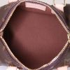 Louis Vuitton Nano Speedy shoulder bag in brown monogram canvas and natural leather - Detail D3 thumbnail