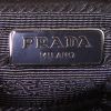 Mochila Prada mini en lona negra y cuero negro - Detail D3 thumbnail