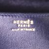 Bolso de mano Hermes Constance en cuero box azul oscuro - Detail D4 thumbnail