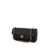 Chanel Baguette handbag in black quilted grained leather - 00pp thumbnail