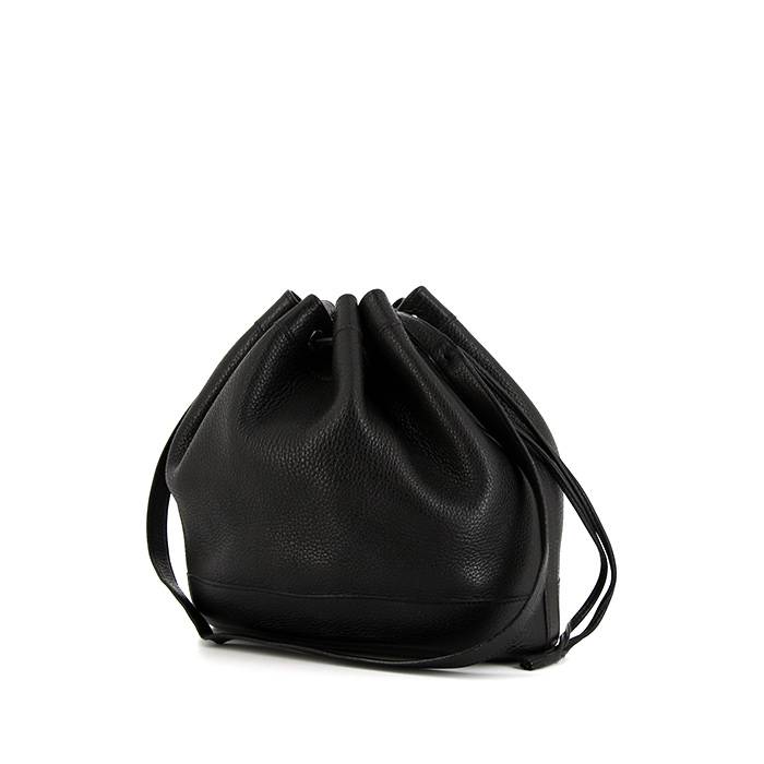 Bolso formato bolsa Hermès Market en cuero togo negro