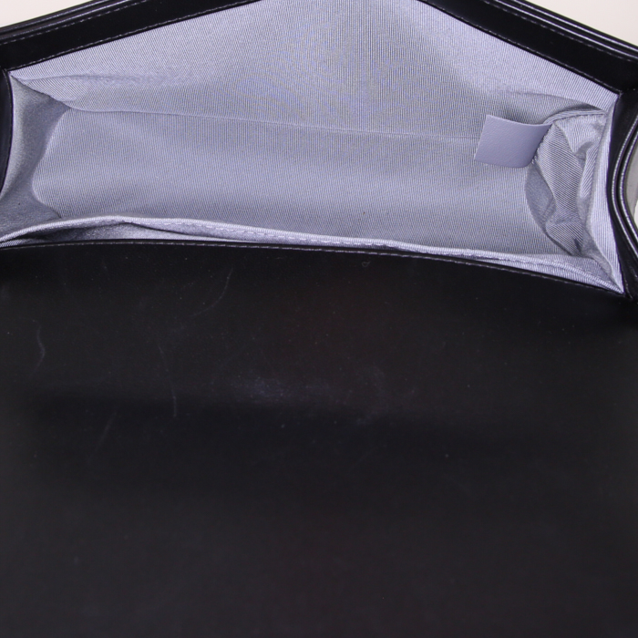 Borsa Chanel Boy in pelle trapuntata nera - Detail D3