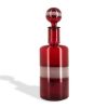 Fulvio Bianconi, bouteille "a fasce" en verre soufflé de Murano réalisée pour Venini dans les années 1950, signée - 00pp thumbnail