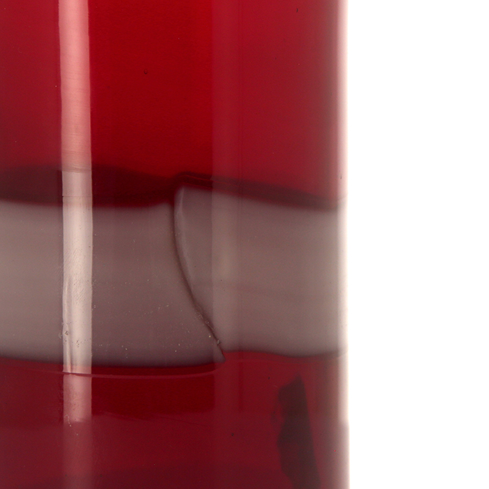 Fulvio Bianconi, Murano blown glass "a fasce" bottle made for Venini in the 1950’s, signed - Detail D2