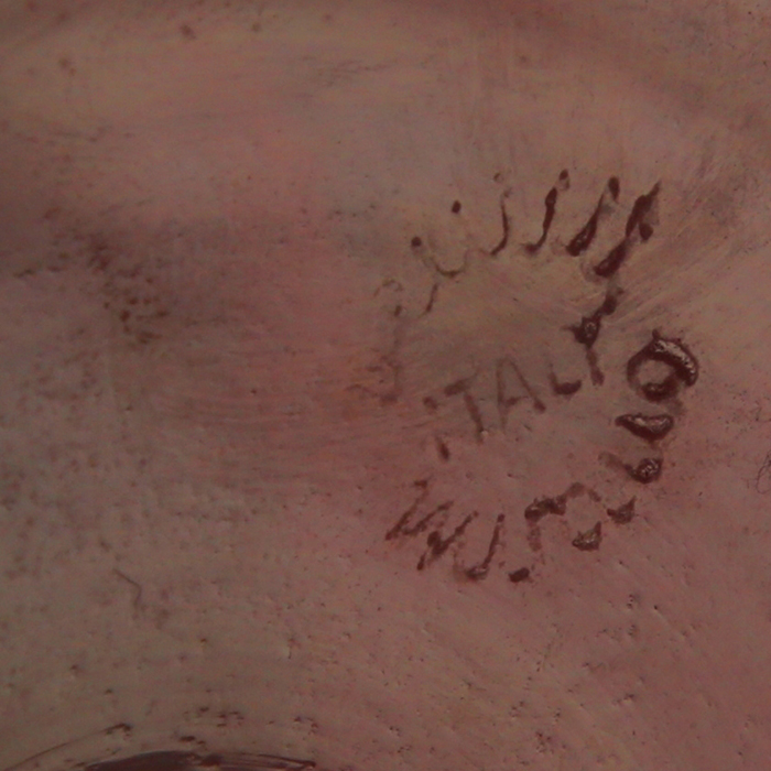 Fulvio Bianconi, Murano blown glass "a fasce" bottle made for Venini in the 1950’s, signed - Detail D4