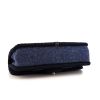 Chanel Timeless handbag in blue and black woollen fabric - Detail D5 thumbnail