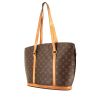 Shopping bag Louis Vuitton  Babylone in tela monogram marrone e pelle naturale - 00pp thumbnail