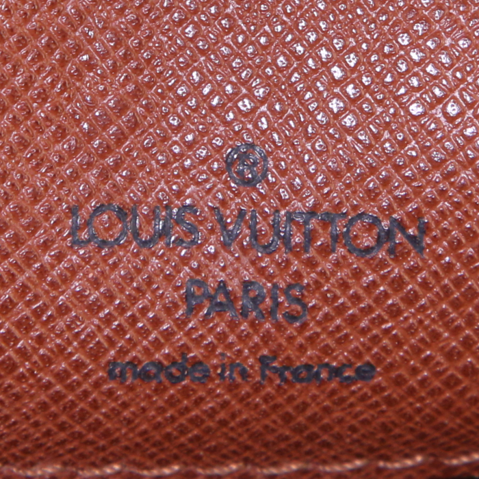 Bolso Cabás Louis Vuitton  Babylone en lona Monogram marrón y cuero natural - Detail D3