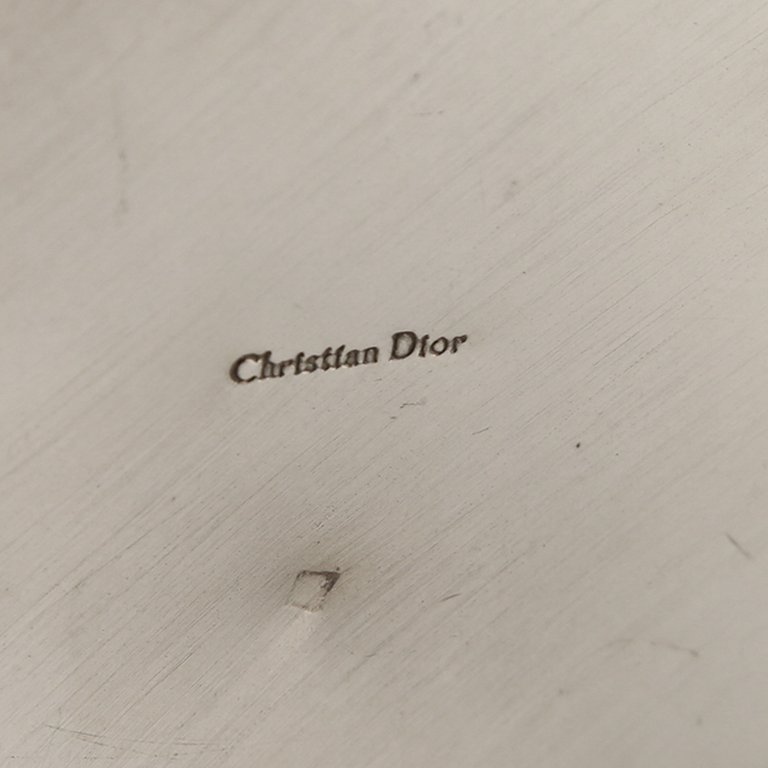 Christian Dior, beautiful cup in silver plated metal, signed, from the 1970's - Detail D2