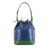 Bolso de mano Louis Vuitton  Noé en cuero Epi azul y verde - 360 thumbnail