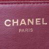 Chanel Mademoiselle bag worn on the shoulder or carried in the hand in burgundy quilted leather - Detail D2 thumbnail