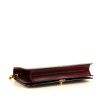 Bolso de mano Chanel Mademoiselle en cuero color burdeos - Detail D4 thumbnail