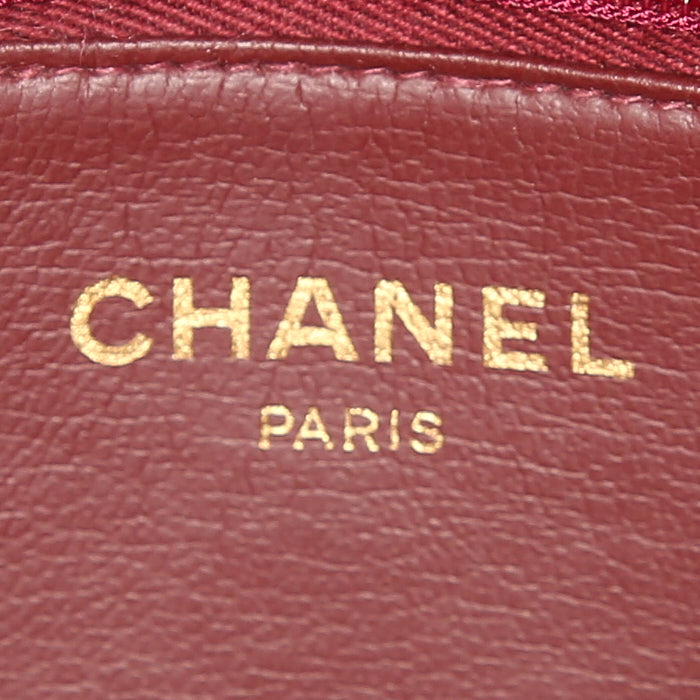 Borsa da spalla o a mano Chanel Mademoiselle in pelle trapuntata nera - Detail D3
