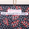 Olympia Le-Tan Christmas Tree clutch in black embroidered canvas - Detail D4 thumbnail