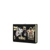 Olympia Le-Tan Basquiat Versus clutch in black embroidered canvas n°34/77 - 00pp thumbnail