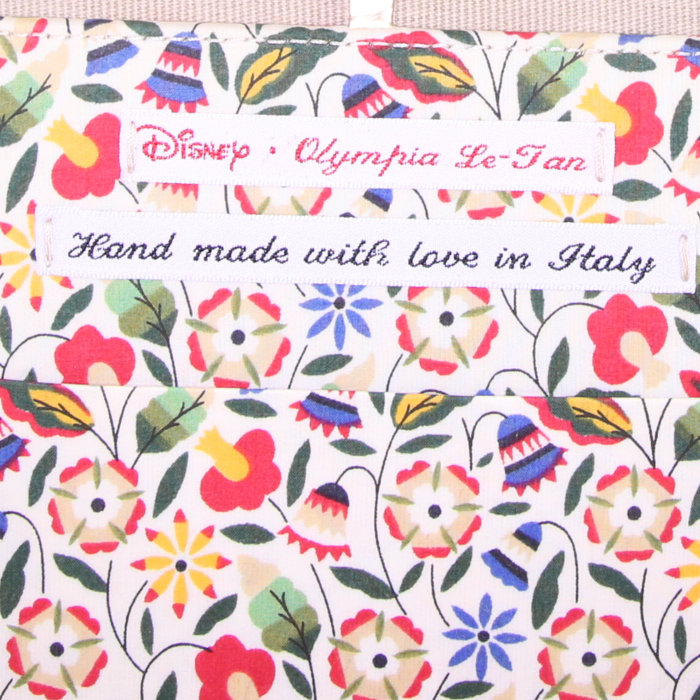 Olympia Le-Tan Bambi clutch in beige embroidered canvas Artist Proof n°1 - Detail D4