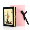 Olympia Le-Tan Pin Up Card clutch in black embroidered canvas n°1/77 - Detail D1 thumbnail