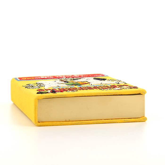 Olympia Le-Tan One hundred and one dalmatians clutch in yellow embroidered canvas Artist Proof n°1 - Detail D5