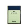 Bolso joya Olympia Le-Tan Rue de la Paix en tela bordada azul, negra y verde - 360 thumbnail