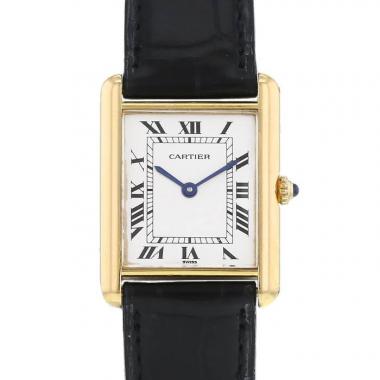Orologio Cartier Tank in oro giallo 18k Circa  1990