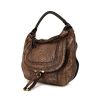 Chloé Marcie handbag in brown leather - 00pp thumbnail