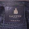 Sac bandoulière Lanvin en cuir taupe - Detail D4 thumbnail