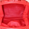 Bottega Veneta The Pouch pouch in red intrecciato leather - Detail D2 thumbnail
