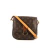 Louis Vuitton Cartouchiére messenger bag in brown monogram canvas and natural leather - 360 thumbnail