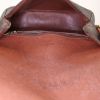 Borsa bisaccia Louis Vuitton Cartouchiére in tela monogram marrone e pelle naturale - Detail D2 thumbnail