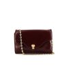 Celine Vintage handbag in burgundy leather - 360 thumbnail