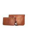 Hermes Dogon - Pocket Hand wallet in fawn alligator - 00pp thumbnail