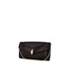 Bulgari Serpenti handbag/clutch in black leather - 00pp thumbnail
