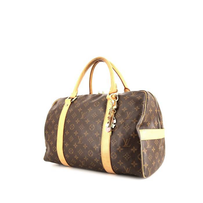 Leather travel bag Louis Vuitton Brown in Leather - 31227118