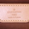 Borsa da viaggio Louis Vuitton Carryall in tela monogram marrone e pelle naturale - Detail D3 thumbnail