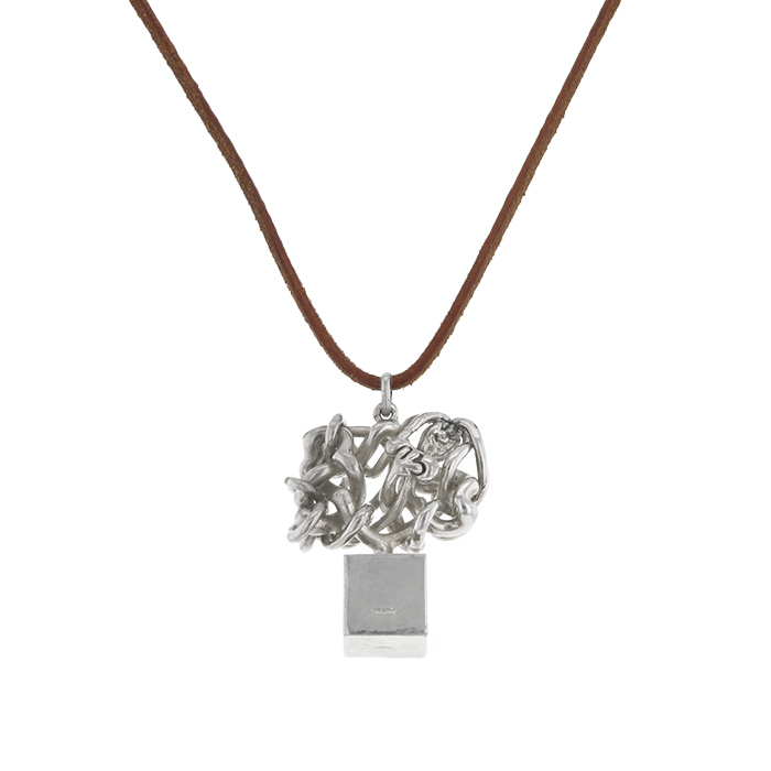 Miguel Berrocal, pendant “Micromento”, in silver, signed and numbered, of 1977 - Detail D1