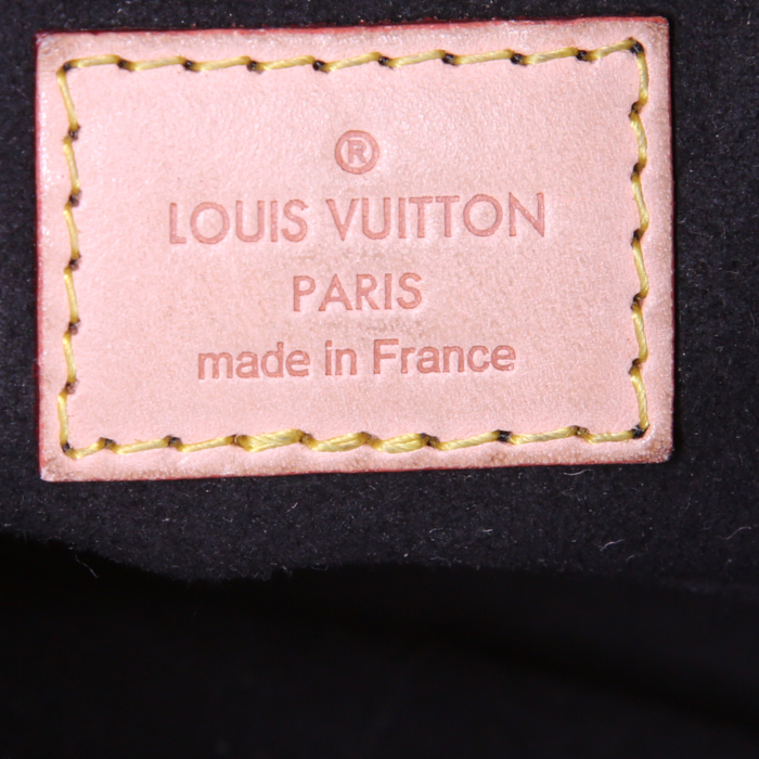 Borsa Louis Vuitton in tela monogram e pelle naturale - Detail D4