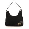 Gucci n Vintage handbag in black monogram canvas and black leather - 360 thumbnail