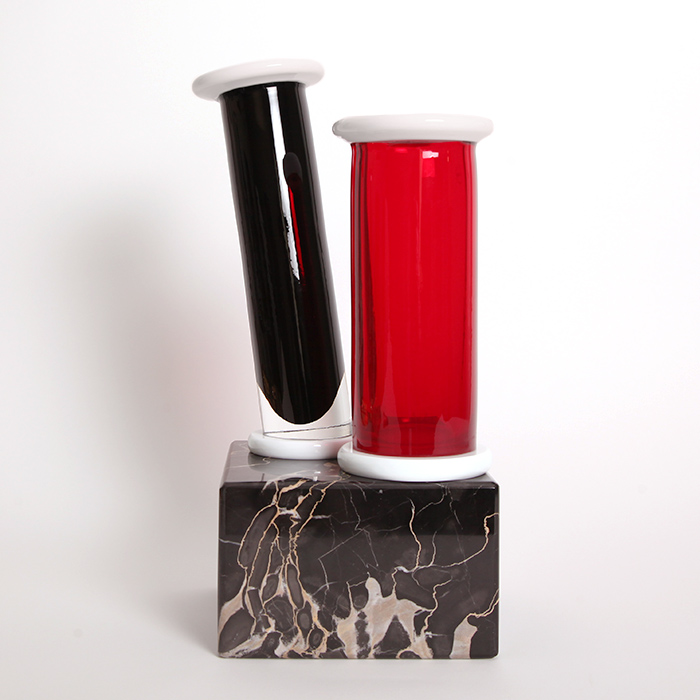 Ettore Sottsass x Venini, Prototype of the "Marito e Moglie" vase, signed and numbered, of 2003 - Detail D1