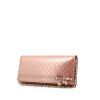 Borsa/pochette Gucci in pelle verniciata monogram rosa polvere - 00pp thumbnail
