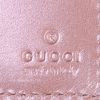 Borsa/pochette Gucci in pelle verniciata monogram rosa polvere - Detail D4 thumbnail