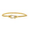 Bracelet Fred Force 10 moyen modèle en or jaune et diamants - 00pp thumbnail
