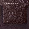 Shopping bag Gucci Vintage in tela monogram beige e pelle marrone - Detail D3 thumbnail