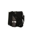 Dior Street Chic shoulder bag in black monogram canvas and black leather - 00pp thumbnail