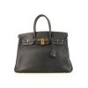 Hermès  Birkin 35 cm handbag  in navy blue epsom leather - 360 thumbnail